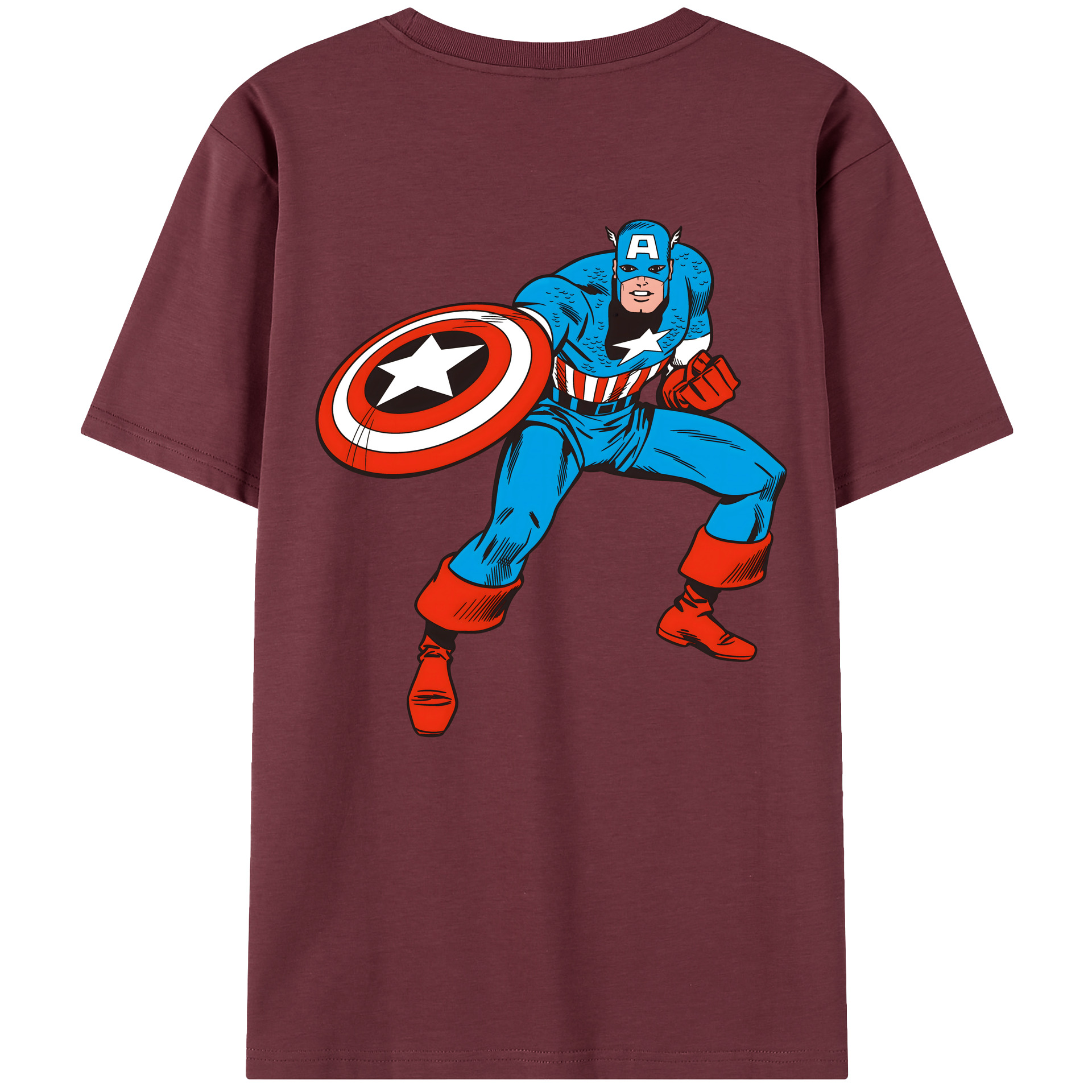 （画像用） アベンジャーズ The Avengers 綿100％半袖Tシャツ（背面プリント）